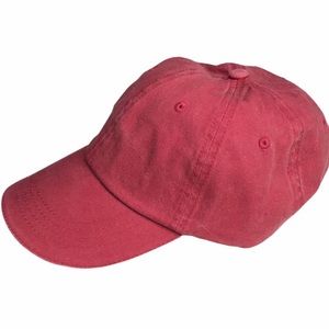 Anvil Unisex Velcro Back Cap, Distress Red Cap - OS